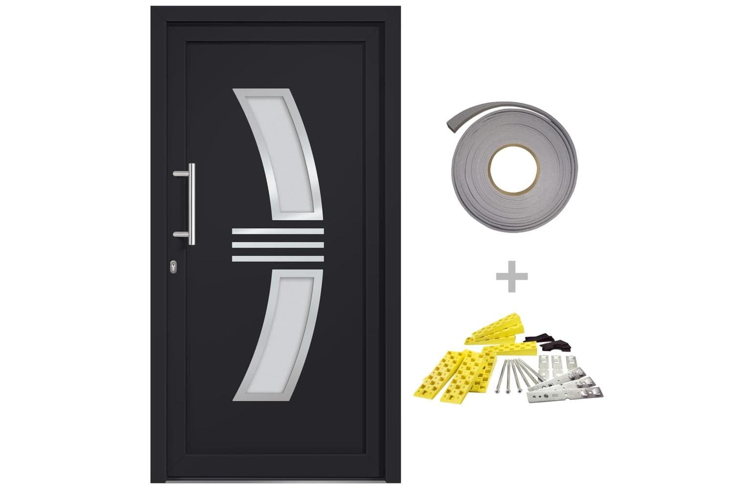 vidaXL 3057571 Front Door Anthracite 98x200cm