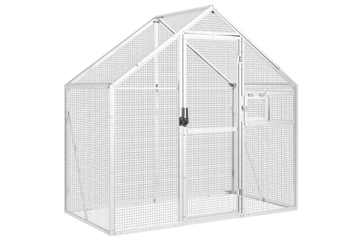 Aviary Silver 179x100x185 Cm Aluminium