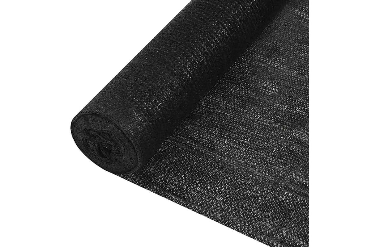 Vidaxl 149342 Privacy Net Black 1.5x25 M Hdpe