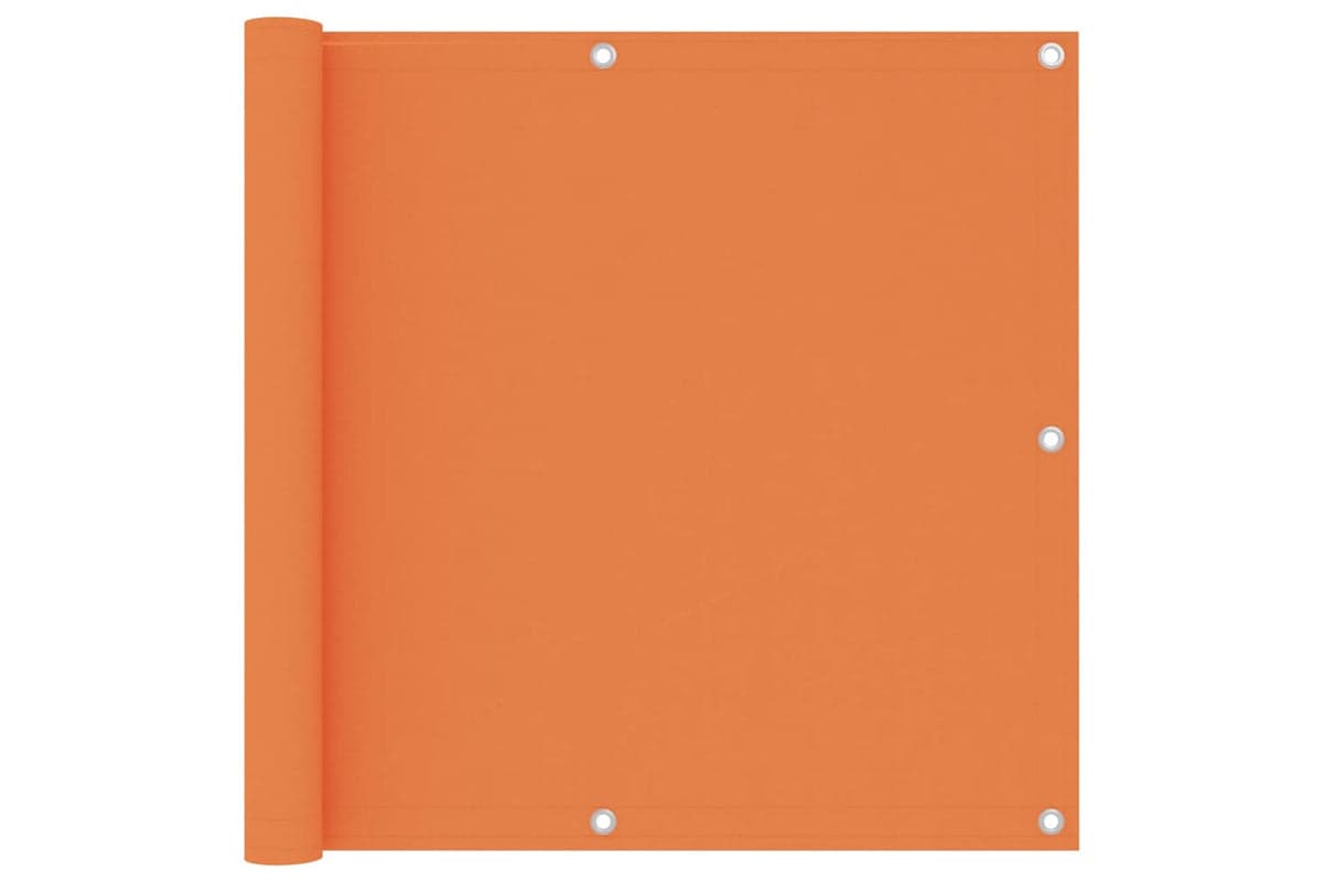vidaXL 135049 Balcony Screen Orange 90x400cm Oxford Fabric