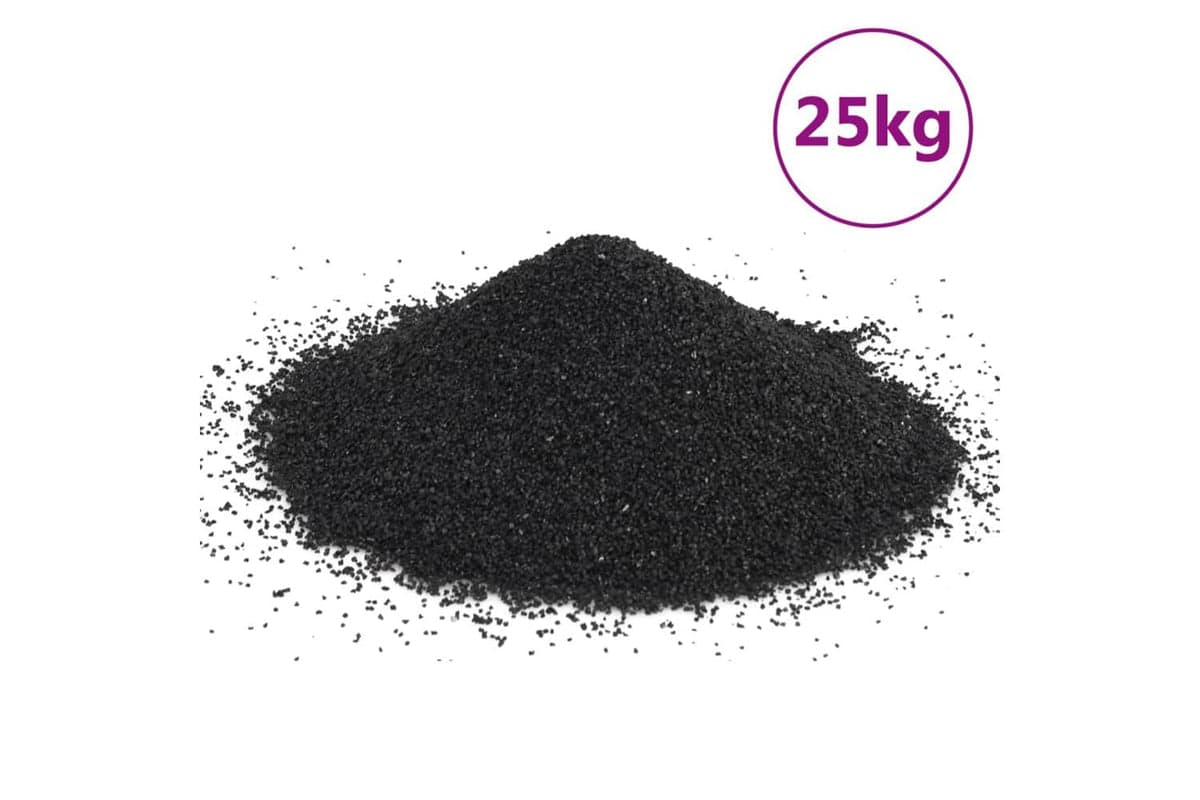 Vidaxl Aquarium Sand 25 Kg Black 02-2 Mm