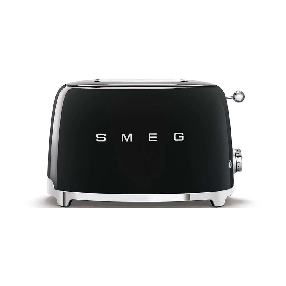 Smeg TSF01BLUK 50's Retro Style Aesthetic 2 Slice Toaster – Black