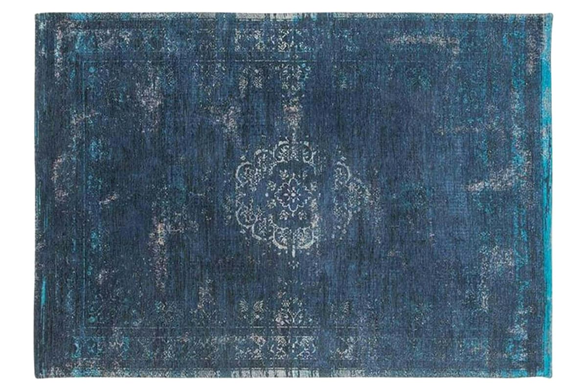 Louis De Poortere | Medallion Eco Rug | Blue | 80 x 150 cm