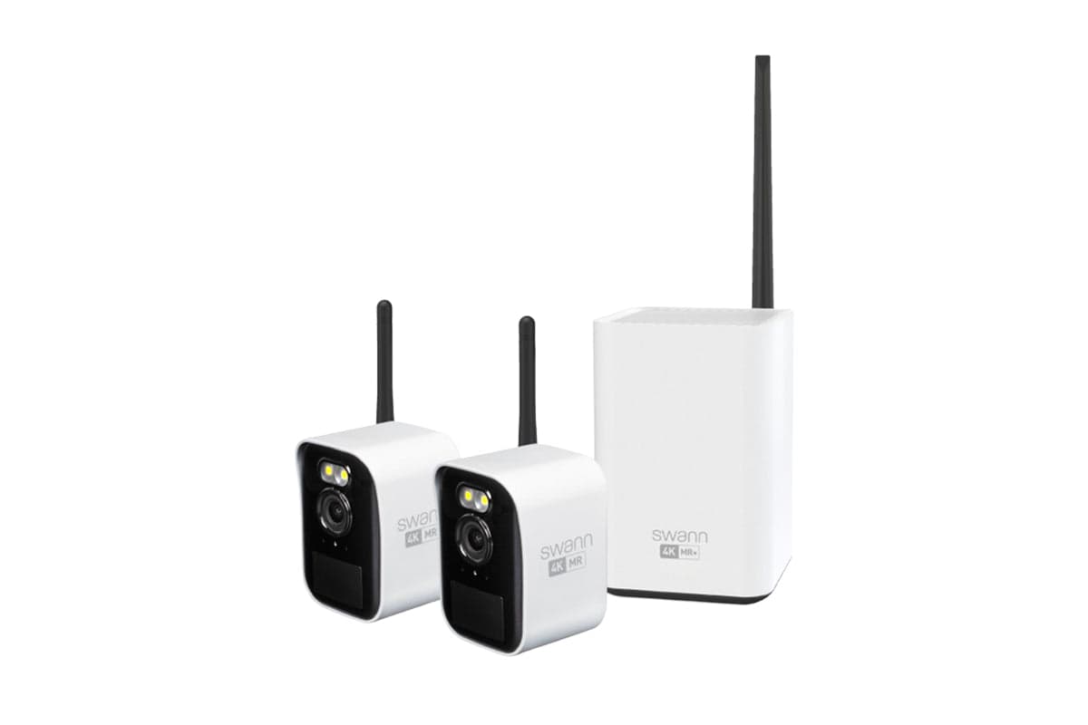 Swann MaxRanger4K Mini Long-Range Wireless Security System with 2 Cameras