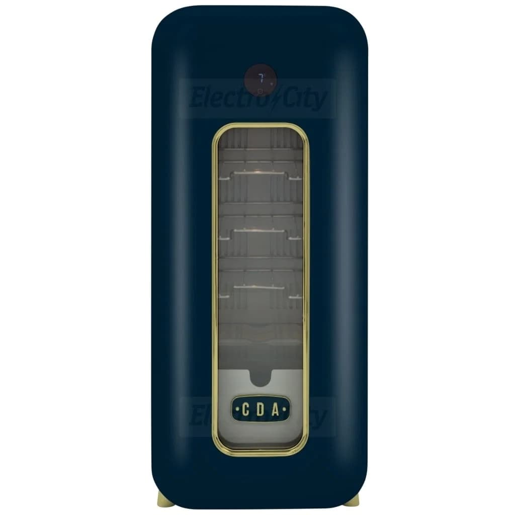 CDA Nancy Retro 15 Bottle Wine Cooler | Dark Skies Blue