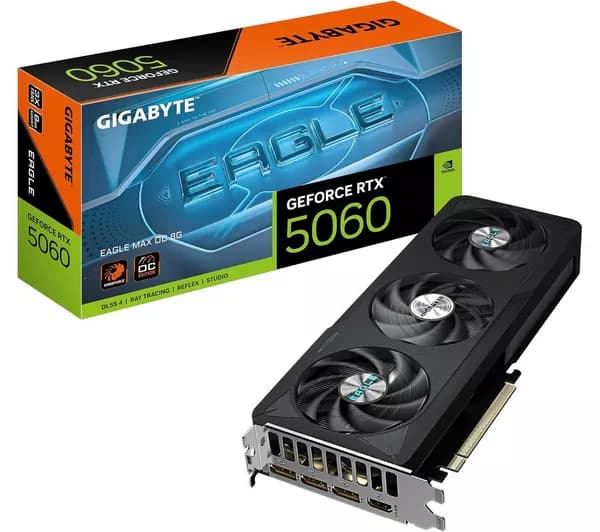 GIGABYTE GeForce RTX 5060 8 GB EAGLE MAX OC Graphics Card