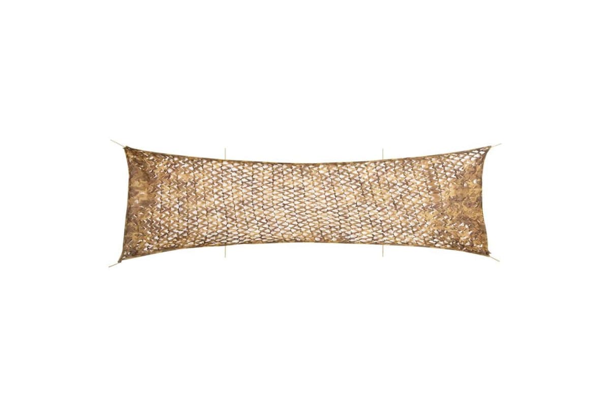 Vidaxl Camouflage Net With Storage Bag 753x199 Cm Sand