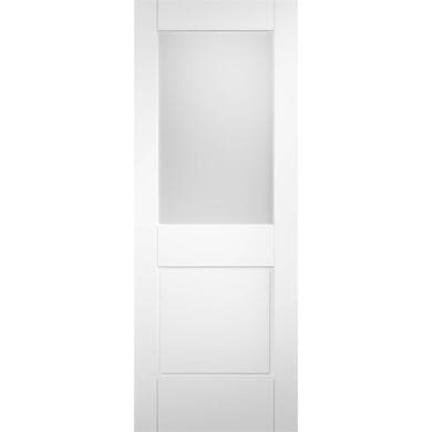 External Tricoya 2XG with Clear Glass - White Primed, 1981 x 838 x 44 mm