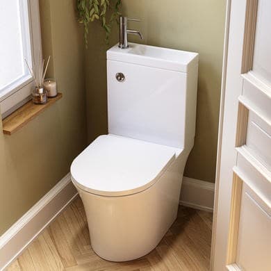 Legend Close Coupled Toilet with Sink on Top