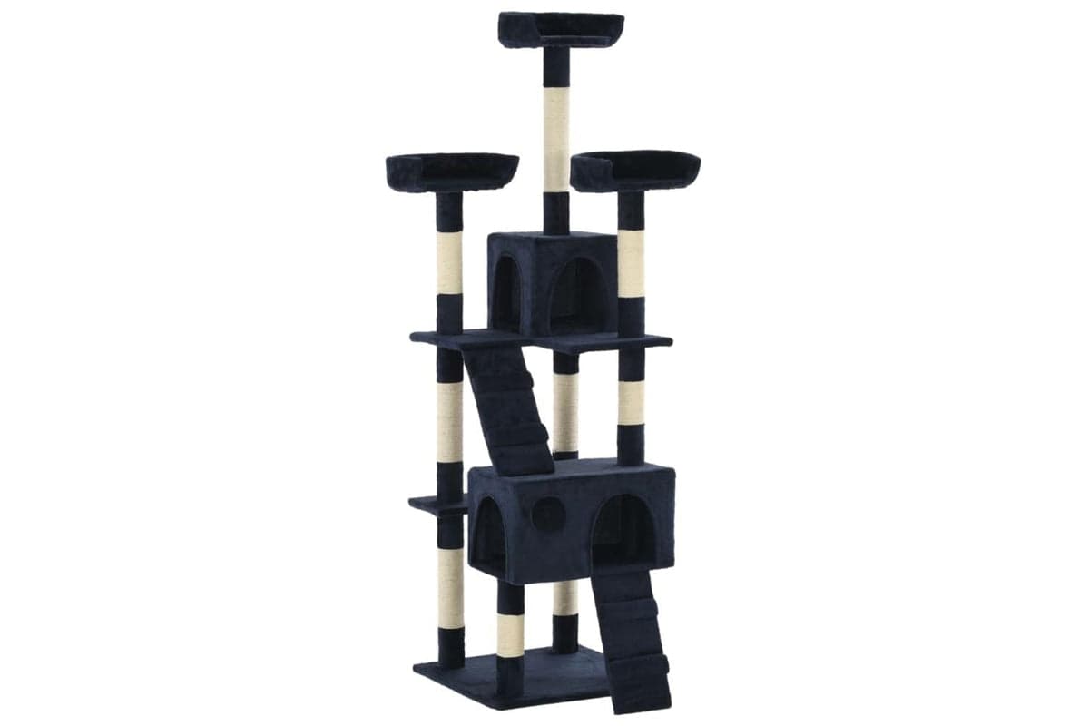 Cat Tree With Sisal Scratching Posts 170 Cm Blue