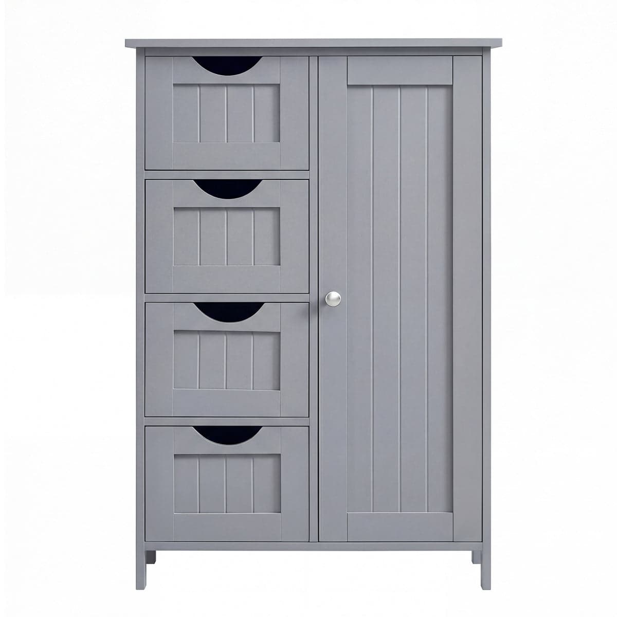 Bathroom Floor Storage Cabinet | Bathroom Storage Unit | Mdf | 30 X 55 X 82 Cm
