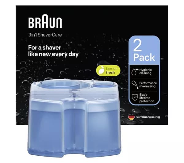 BRAUN 3-in-1 ShaverCare Refill Cartridges