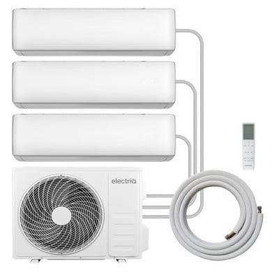 electriQ iQool Multi-Split 3 x 9000 BTU Smart Split Air Conditioner with Heat Pump and Installation Included