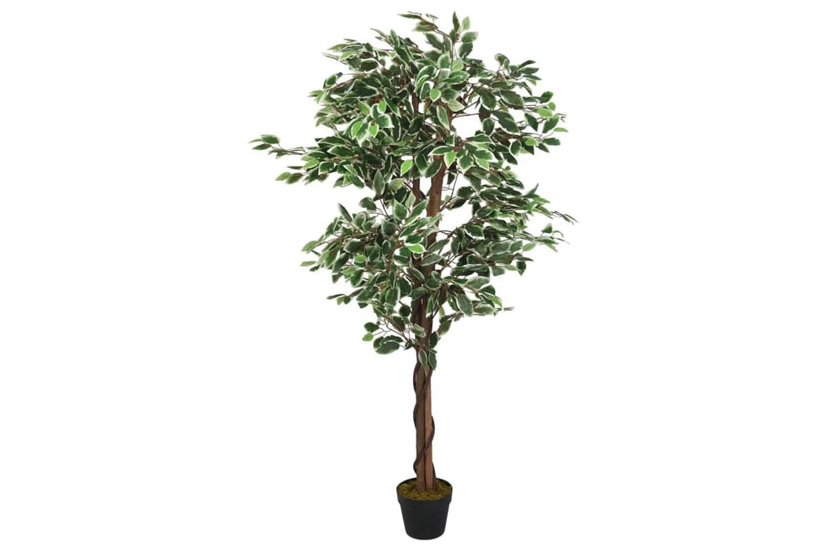 Artificial Ficus Tree 1008 Leaves 180 Cm Green