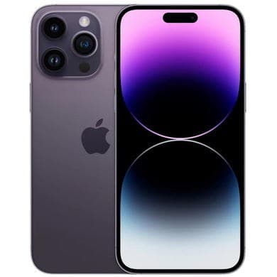 Refurbished Apple iPhone 14 Pro Max Deep Purple 6.7" 128GB 5G Unlocked & SIM Free Smartphone