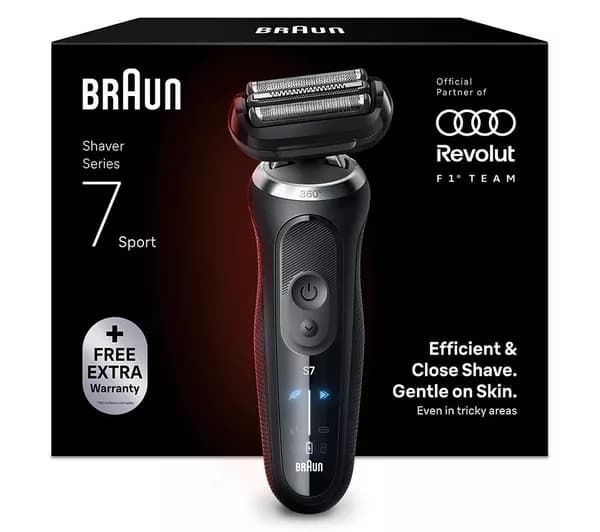 BRAUN Series 7 72-N1000S F1 Wet & Dry Foil Shaver - Black