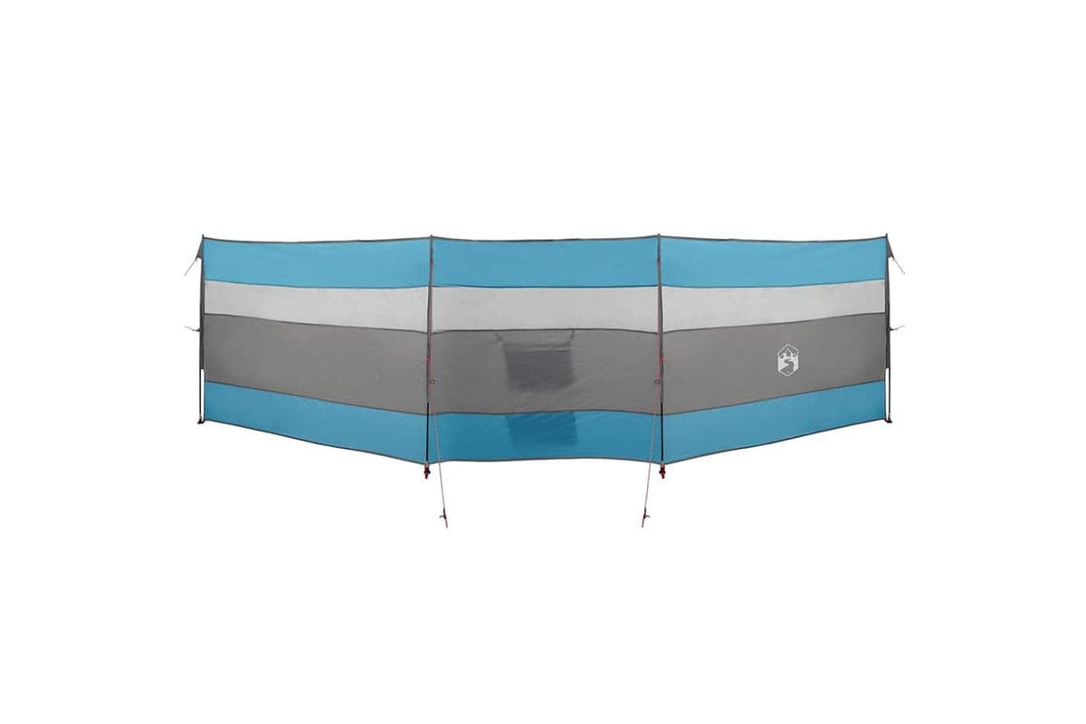 Vidaxl Camping Windbreak Blue 508x130 Cm Waterproof