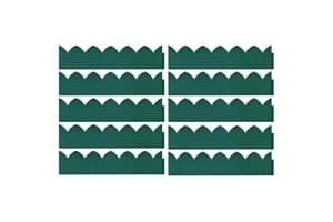 vidaXL 48234 Lawn Edgings 10 Pcs Green 65x15cm Pp
