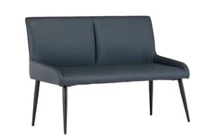 Maisy Bench | Leather | Blue