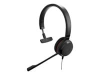 JABRA - Evolve 20 UC mono - Headset - on-ear - wired - USB-C, USB-A - noise isolating - Alcatel-Lucent Certified, Avaya Certified, Certified for Microsoft Teams, Cisco Certified, Unify Certified