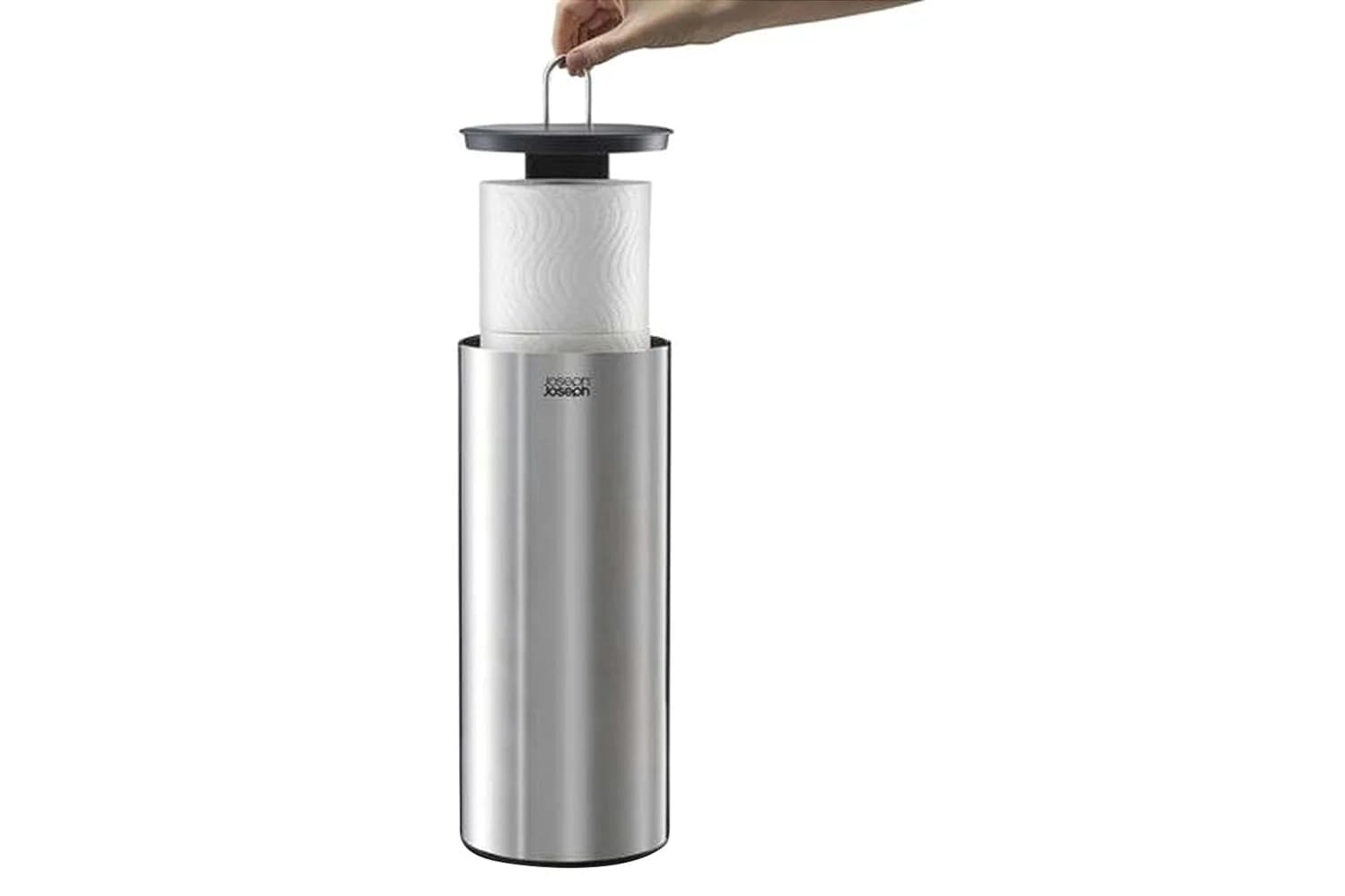 Joseph Joseph | Luxe Concealed Toilet Roll Holder | Stainless-steel