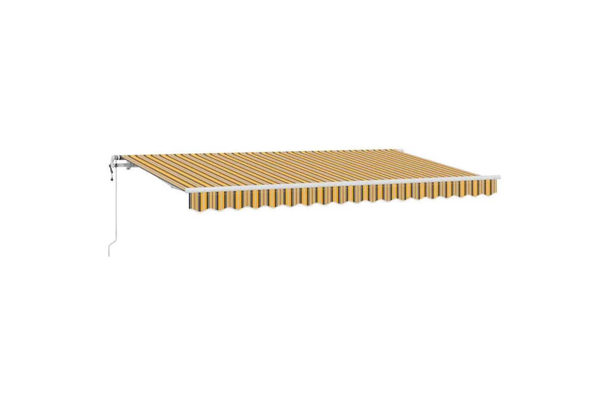 Vidaxl Retractable Awning Multicolour 400 X 200 Cm