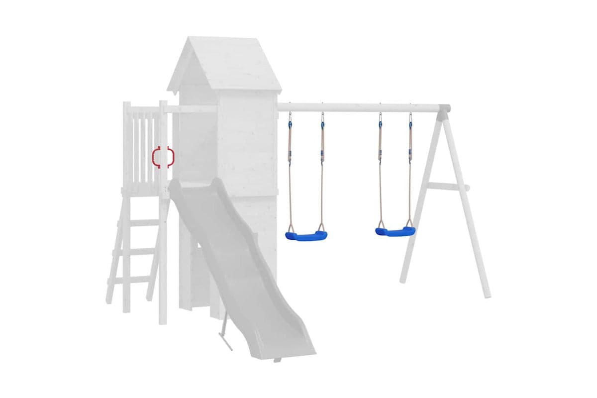 Vidaxl - 91700 Swing Seats With Ropes 2 Pcs Blue 37x15 Cm Polyethene