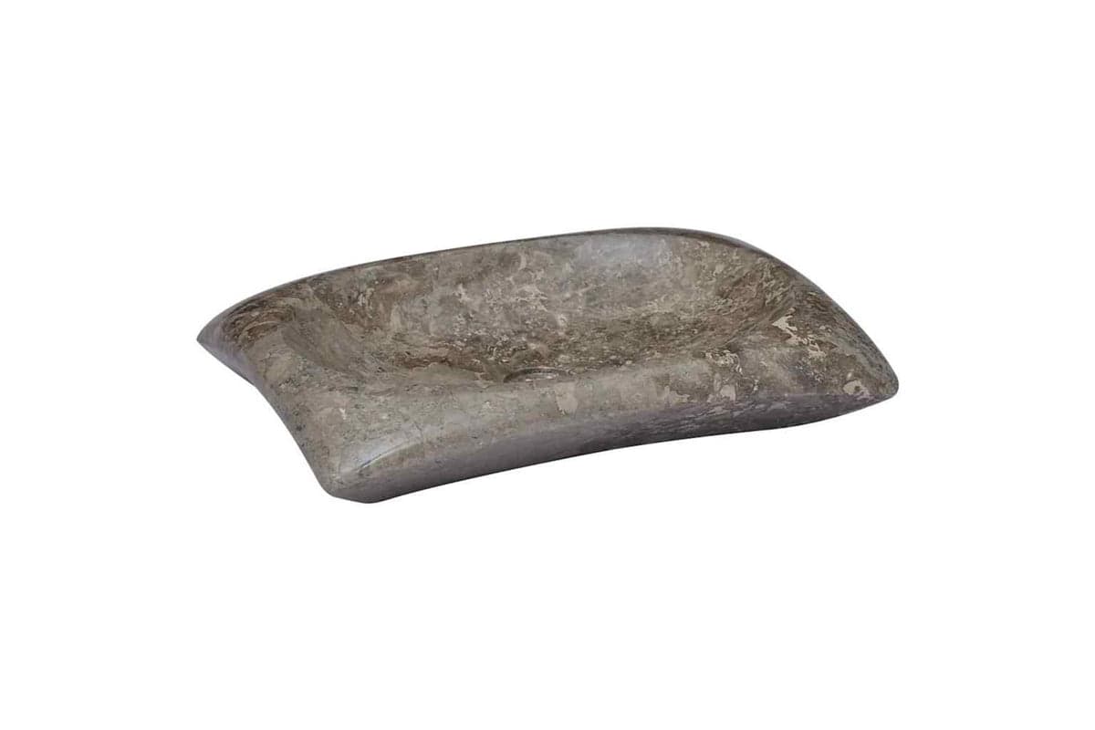 vidaXL 149167 Sink Grey 50x35x10cm Marble