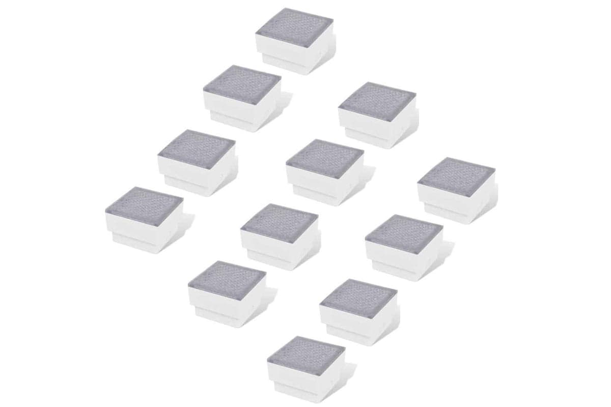 vidaXL 272494 Led Inground Lights 12 Pcs 100x100x68mm