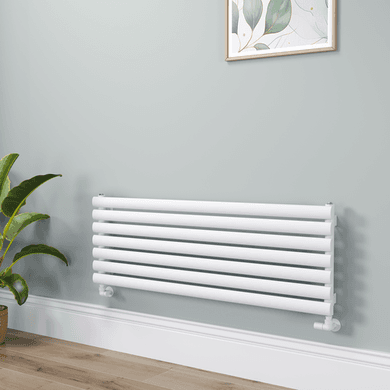 Sorrento Linea White Oval Designer Radiator