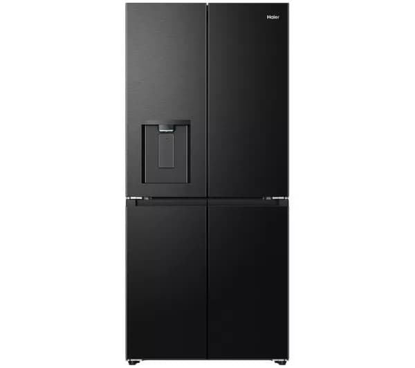 HAIER Cube Series 5 HCW58S18CHMB American-Style Smart Fridge Freezer - Brushed Black