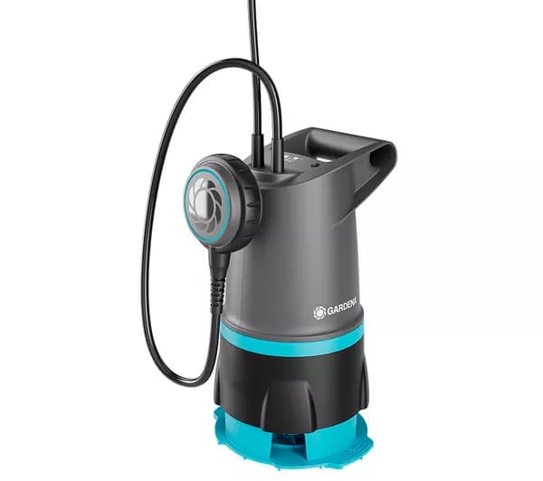 GARDENA 20000 2 in 1 Clear & Dirty Water Submersible Pump - Grey