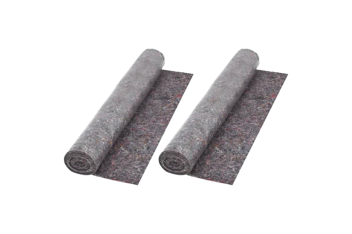 Vidaxl 142696 Non-slip Painter Fleece 2 Pcs 50 M Grey