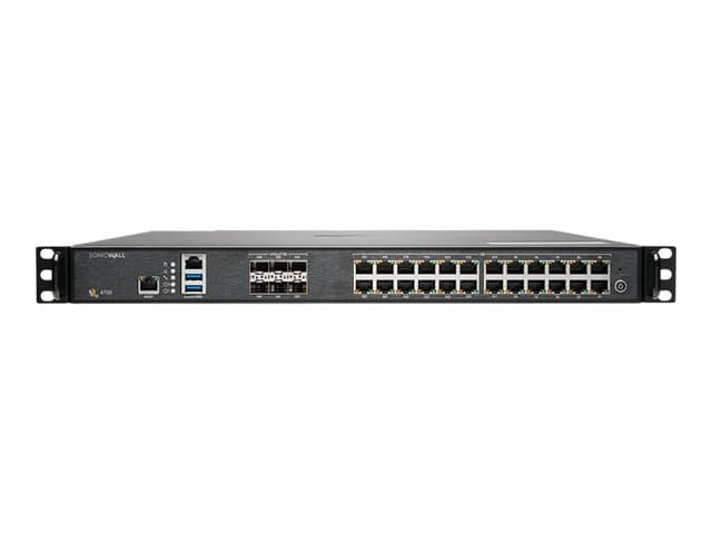 SONICWALL - Notice: This is a High Availability (HA) Firewall, designed to work as part of a redundant pair. It requires a primary firewall unit to function and cannot operate as a standalone device. SonicWall NSa 4700 Security appliance High Availability 1