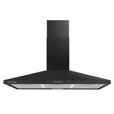 Refurbished Russell Hobbs 90cm Chimney Cooker Hood - Black