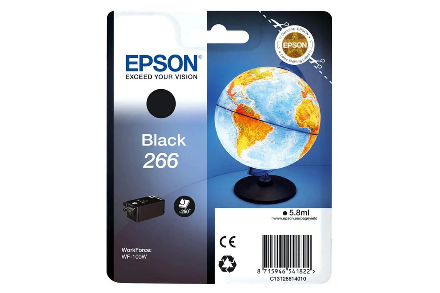 Epson 266 Globe Ink Cartridge | Black