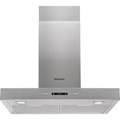 Hotpoint 60cm Slimline Chimney Cooker Hood - Stainless Steel