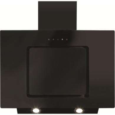 CDA 70cm Angled Chimney Cooker Hood - Black